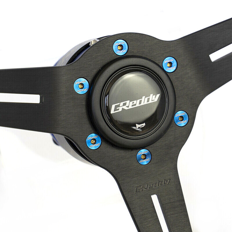 Paquete de 6 tornillos de cabeza avellanada de titanio para volantes (GReddy) 2 Paquete de 6 tornillos de cabeza avellanada de titanio para volantes (GReddy) - Imagen 2
