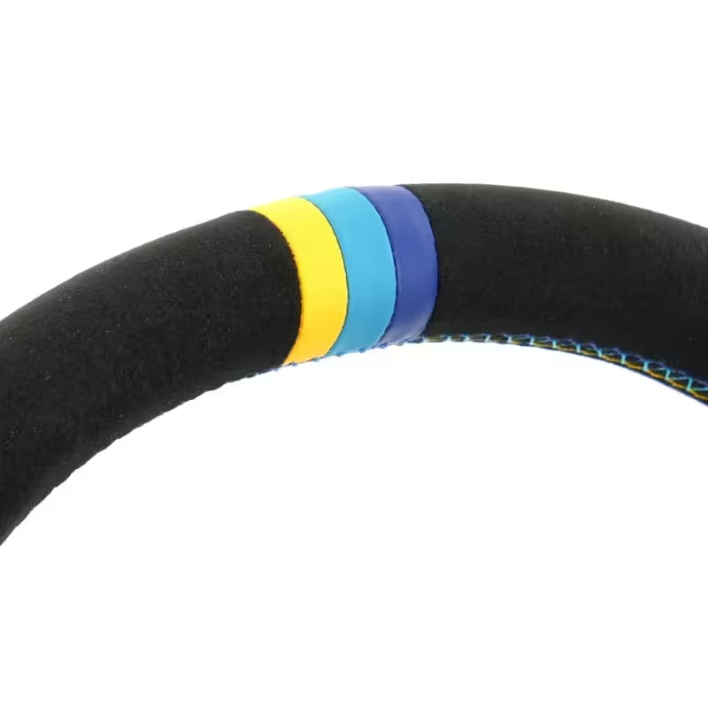 Volante GReddy Ultra Suede con costura tricolor para Toyota GT86 (17-21) y GR86 4 Volante GReddy Ultra Suede con costura tricolor para Toyota GT86 (17-21) y GR86 - Imagen 4