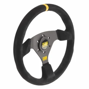 Volante OMP Targa (plano), ante negro, radios negros