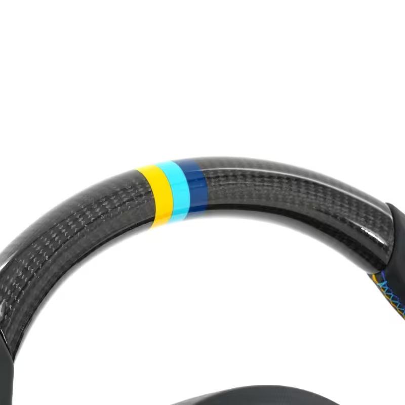 Volante de carbono negro GReddy con costura tricolor para Toyota GT86 (17-21) y GR86 3 Volante de carbono negro GReddy con costura tricolor para Toyota GT86 (17-21) y GR86 - Imagen 3