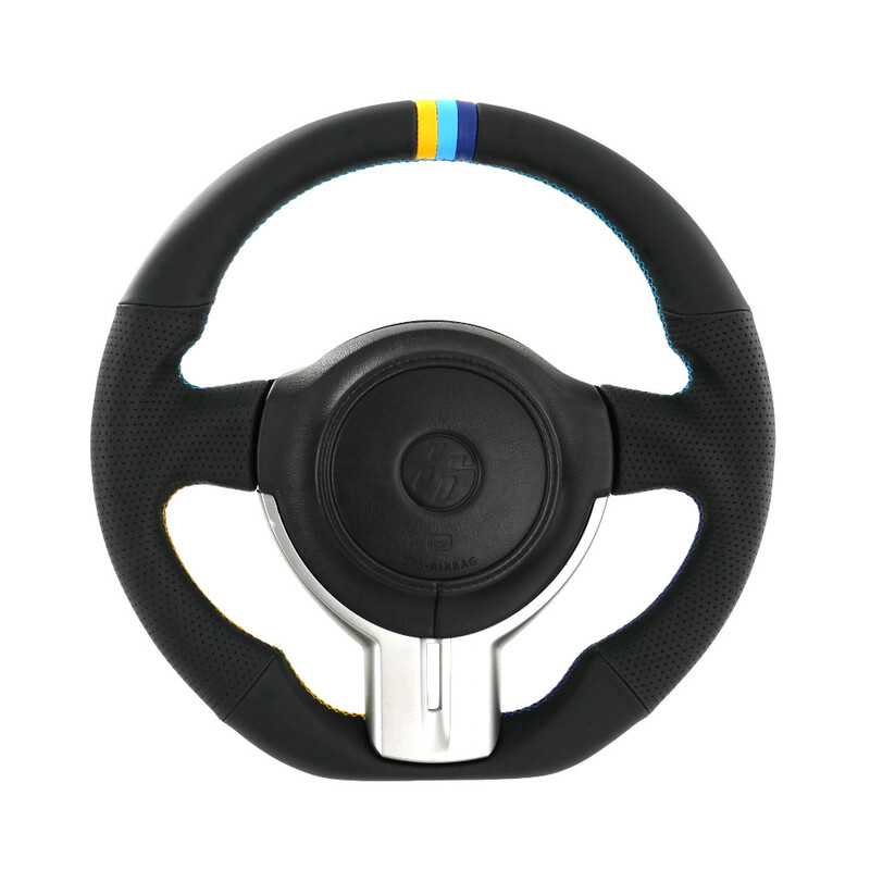 Volante de cuero negro GReddy con franja de 3 colores para Toyota GT86 (12-16) 1 Volante de cuero negro GReddy con franja de 3 colores para Toyota GT86 (12-16)