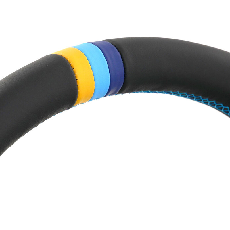 Volante de cuero negro GReddy con franja de 3 colores para Toyota GT86 (12-16) 5 Volante de cuero negro GReddy con franja de 3 colores para Toyota GT86 (12-16) - Imagen 5