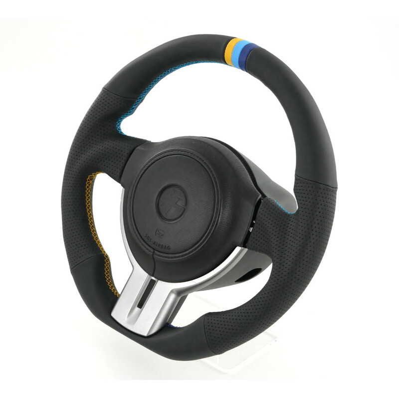 Volante de cuero negro GReddy con franja de 3 colores para Toyota GT86 (12-16) 2 Volante de cuero negro GReddy con franja de 3 colores para Toyota GT86 (12-16) - Imagen 2